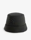Loewe Men's Puffer Bucket Hat In Black