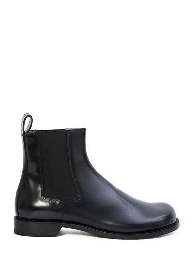 Loewe Men's Black Campo Chelsea Boots For Fw23