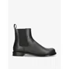 LOEWE CAMPO PULL-ON WAXED-LEATHER CHELSEA BOOTS
