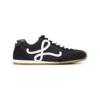 Loewe Black Logo Runner Sneakers In Black