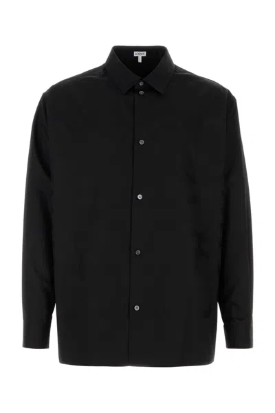 Loewe Button-fastening Shirt In Black