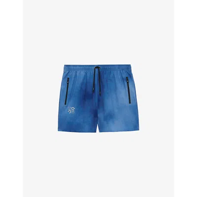Loewe Short Length Shorts In Blue/multicolor
