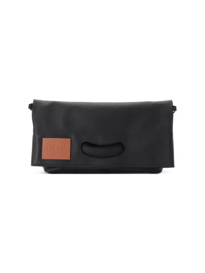 Loewe Men's Bobby Folded Tote Bag In Black