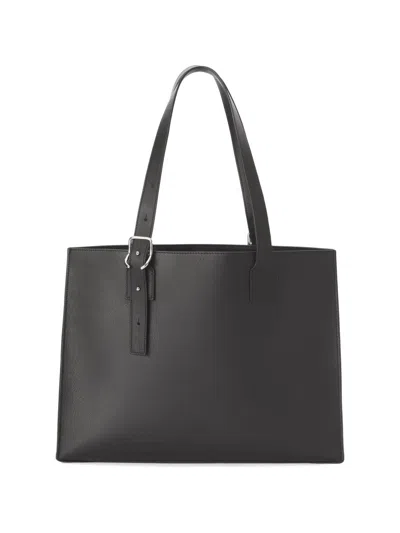Loewe Men's Buckle Horizontal Tote In Black