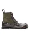 Loewe Men's Campo Leather & Suede Loafer Boots In Multi