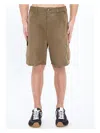 Loewe Cargo Bermuda Shorts In Green