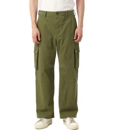 Loewe Straight-leg Cargo Pants In Green
