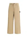 Loewe Men Carpenter Pants In Neutral