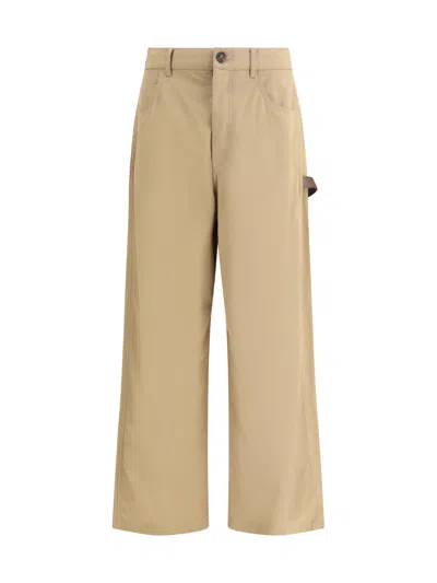 Loewe Men Carpenter Pants In Neutral
