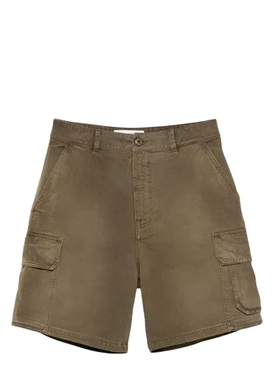 LOEWE MEN'S COTTON CARGO SHORTS