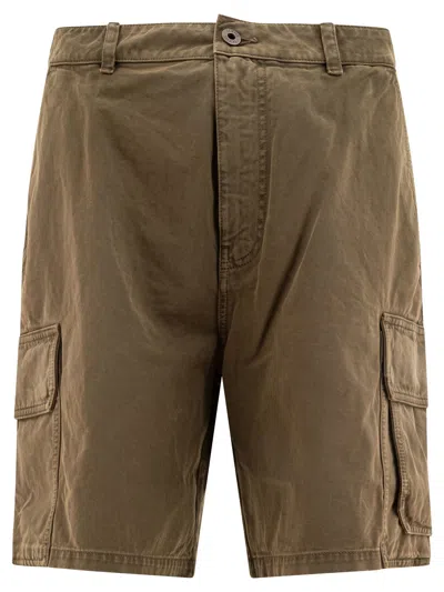 Loewe Utility Cargo Shorts Featuring Pockets In Brown