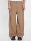 Loewe Men Cotton Carpenter Trousers In Brown
