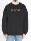 Loewe Crewneck Sweatshirt In Black