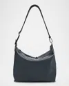 Loewe Men's Cubi Crossbody Bag In Calfskin In Deep Navy