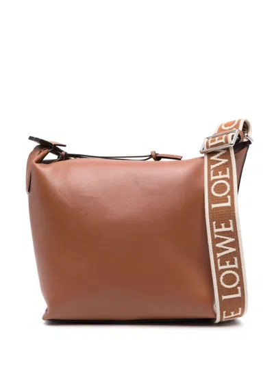 Loewe Men Cubi Small Leather Crossbody Bag In Multicolor