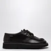 Loewe Faro Lace Up In Pull-up Calfskin In Brown