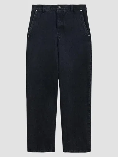 Loewe Men's Denim Carpenter Jeans In Black