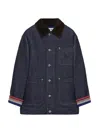 Loewe Jacket In Denim In Multi