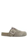 Loewe Textured Surface Slip-on Slippers
