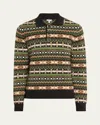 Loewe Autumn-winter Polo Sweater In Green Multi In Green/mult
