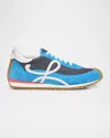 Loewe Flow Runner Sneaker In Navy/white/red