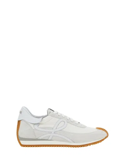 Loewe Men Flow Runner Sneakers In White