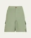 Loewe X Paula's Ibiza Cotton Twill Cargo Shorts