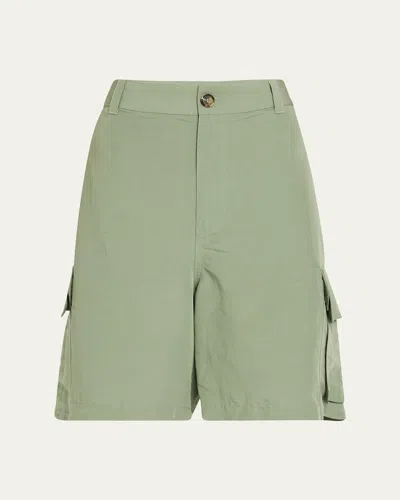 LOEWE MEN'S HIGH-RISE CARGO SHORTS