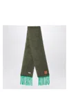 Loewe Men's Khaki Green/green Mohair And Wool Scarf | F811257xa2wo