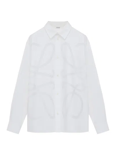 Loewe Anagram Shirt In White