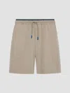Loewe Layered Drawstring Shorts In Gray