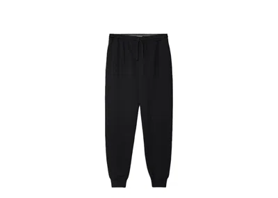 Pre-owned Loewe Men's  Anagram Embroidered Jogging Trousers In Black