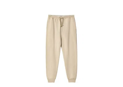 Pre-owned Loewe Men's  Anagram Embroidered Jogging Trousers In Stone Grey In Gray