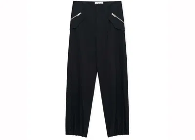 Pre-owned Loewe Men's  Cargo Trousers In Cotton In Black