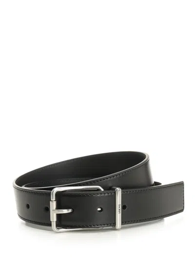 Loewe Essent Buckled Belt In Black