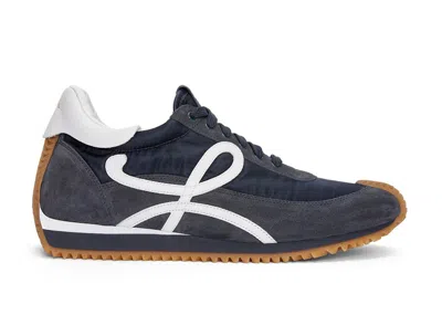 Pre-owned Loewe Men's  Flow Runner Sneakers In Dark Navy Blue