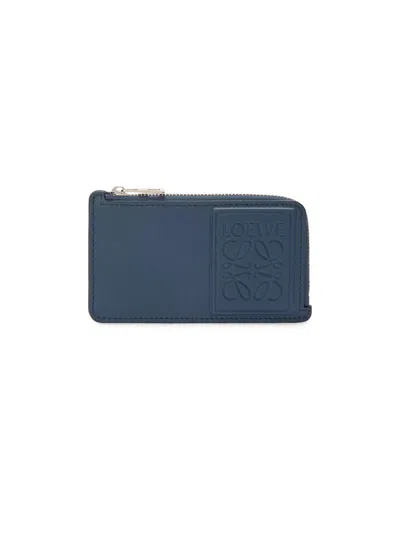 Loewe Men's  Patch Coin Cardholder In Purple