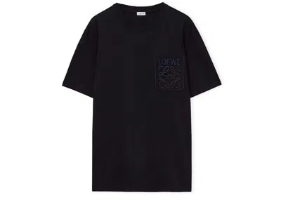 Pre-owned Loewe Men's  Relaxed Fit T-shirt In Cotton In Black