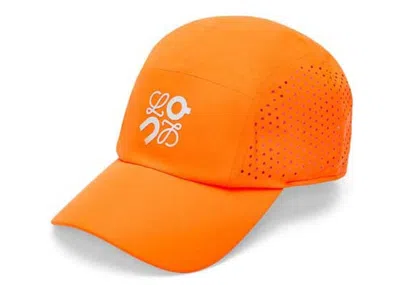 Pre-owned Loewe Men's  X On Technical Shell Cap In Orange