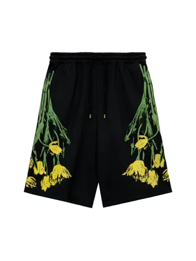 Loewe Men's  X Paula's Ibiza Tulip Drawstring Shorts In Multi