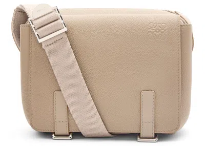 Pre-owned Loewe Men's  Xs Military Messenger Bag In Sand