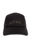 Loewe Men Logo Cotton Baseball Cap