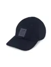 Loewe Men's Logo Patch Cap In Deep Navy