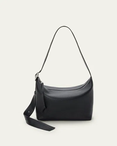 Loewe Men's Loop Grained Calfskin Shoulder Bag In Black
