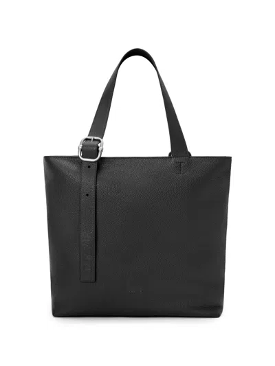 Loewe Men's Loop Leather Zipped Tote Bag In Black