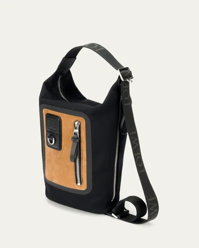 Loewe Men's Loop Small Crossbody Bag In Multi