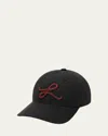 Loewe Logo-patch Baseball Cap In Blue