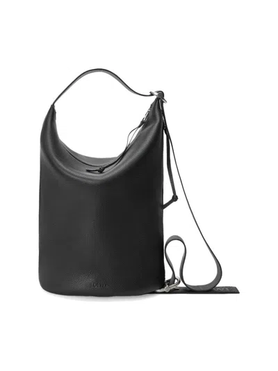 Loewe Men's Medium Loop Bucket Bag In Black