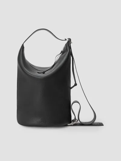 Loewe Men's Medium Loop Bucket Bag In Black