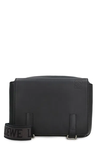 Loewe Men's Xs Military Messenger Bag In Black